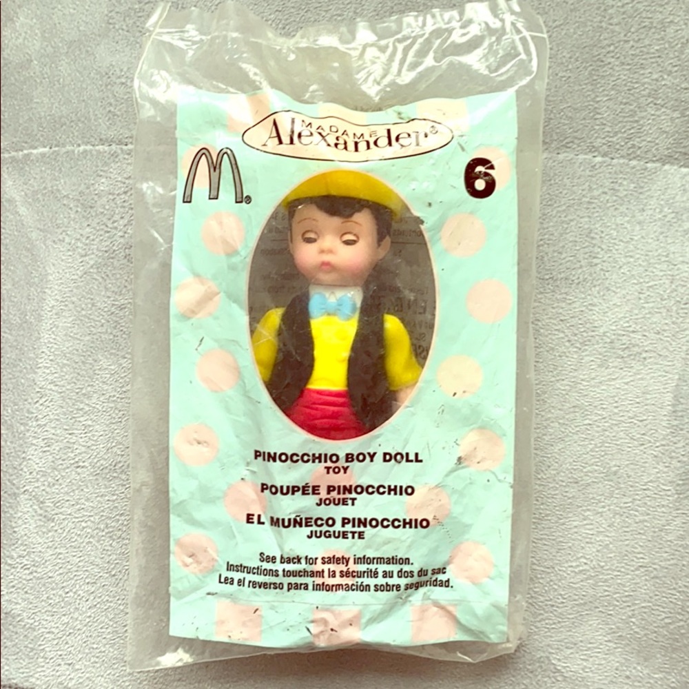 Madame Alexander McDonalds Happy Meal Pinocchio!